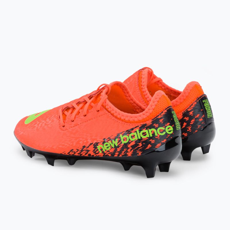 Buty piłkarskie dziecięce New Balance Furon Dispatch V7 FG neon dragonfly 3