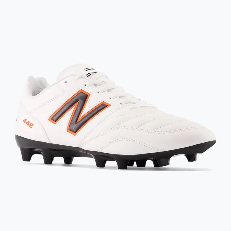 Buty piłkarskie męskie New Balance 442's Academy V2 FG white/black 10