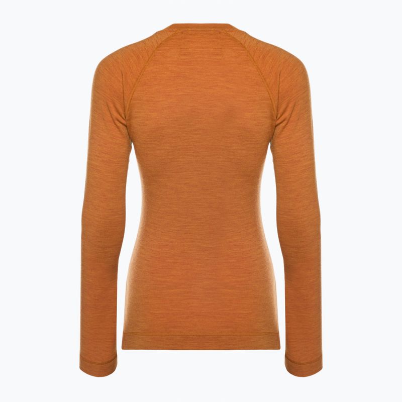 Bluza termoaktywna damska Smartwool Merino 250 Baselayer Crew Boxed marmalade heather 4
