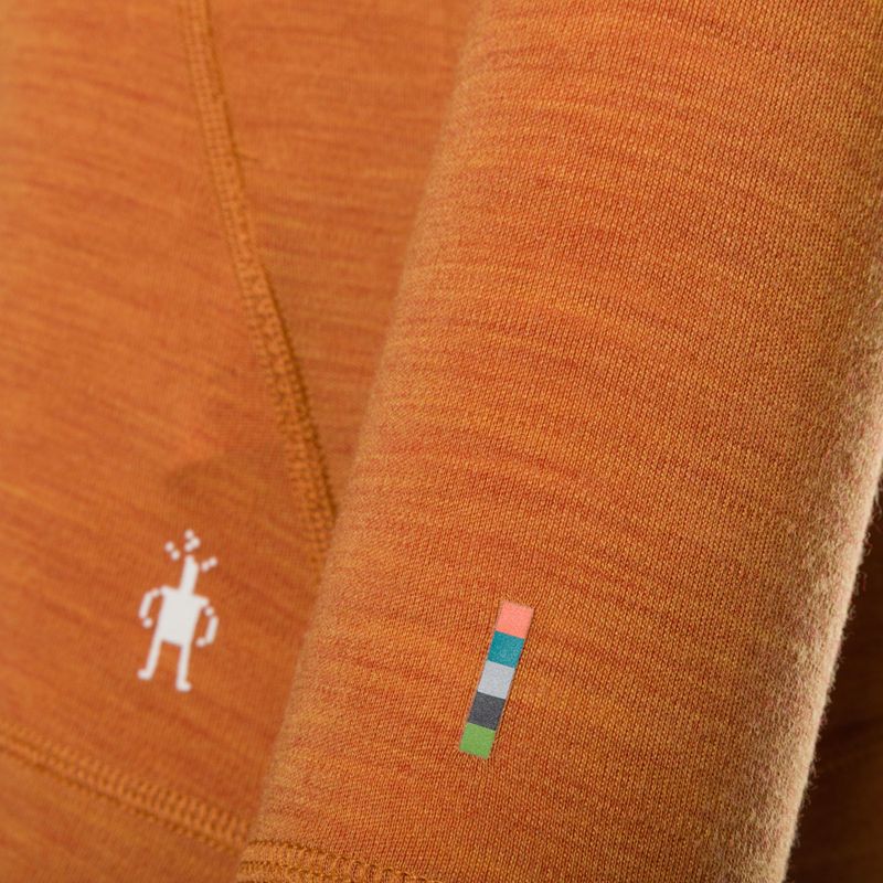 Bluza termoaktywna damska Smartwool Merino 250 Baselayer Crew Boxed marmalade heather 5