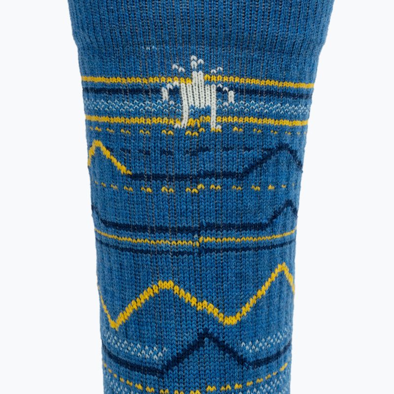 Skarpety Smartwool Hike Light Cushion Mountain Pattern Crew laguna blue 3