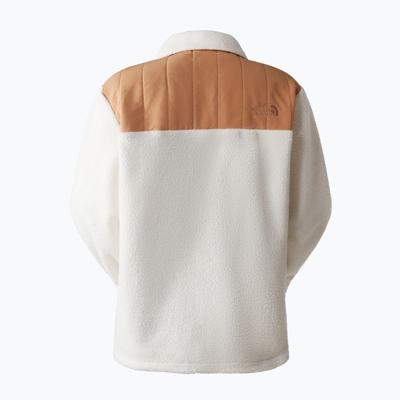 Bluza damska The North Face Cragmont Fleece Shacket gardenia white/almond butter 5