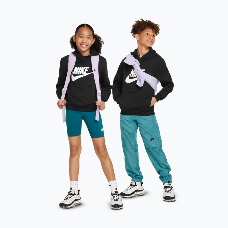 Bluza dziecięca Nike Club Fleece Hoodie black/white 2