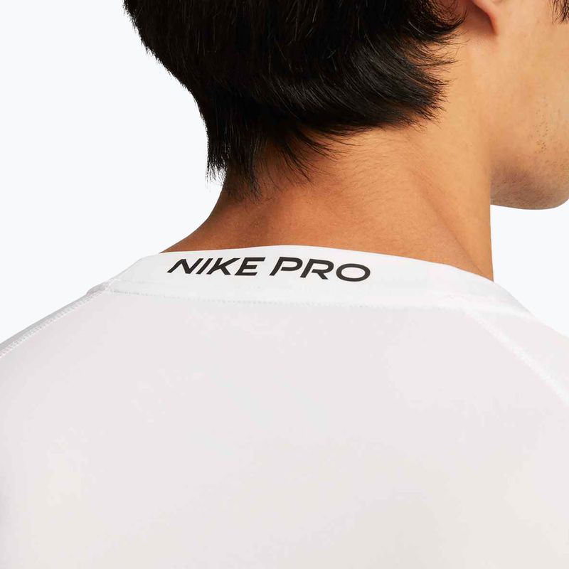 Koszulka treningowa męska Nike Pro Dri-Fit Tight Fitness white/black 5