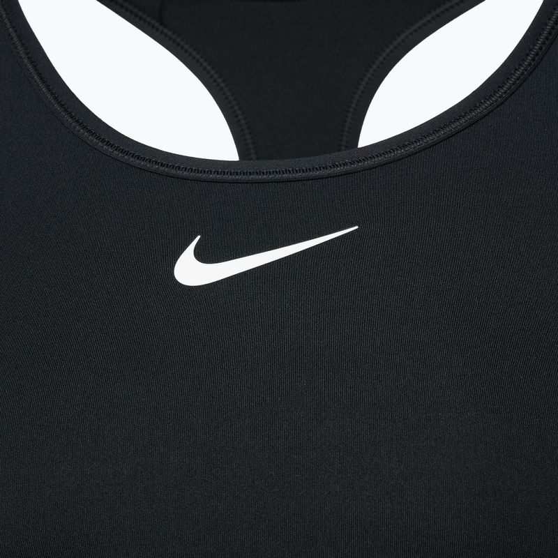 Biustonosz treningowy Nike Swoosh Medium Support black/white 9