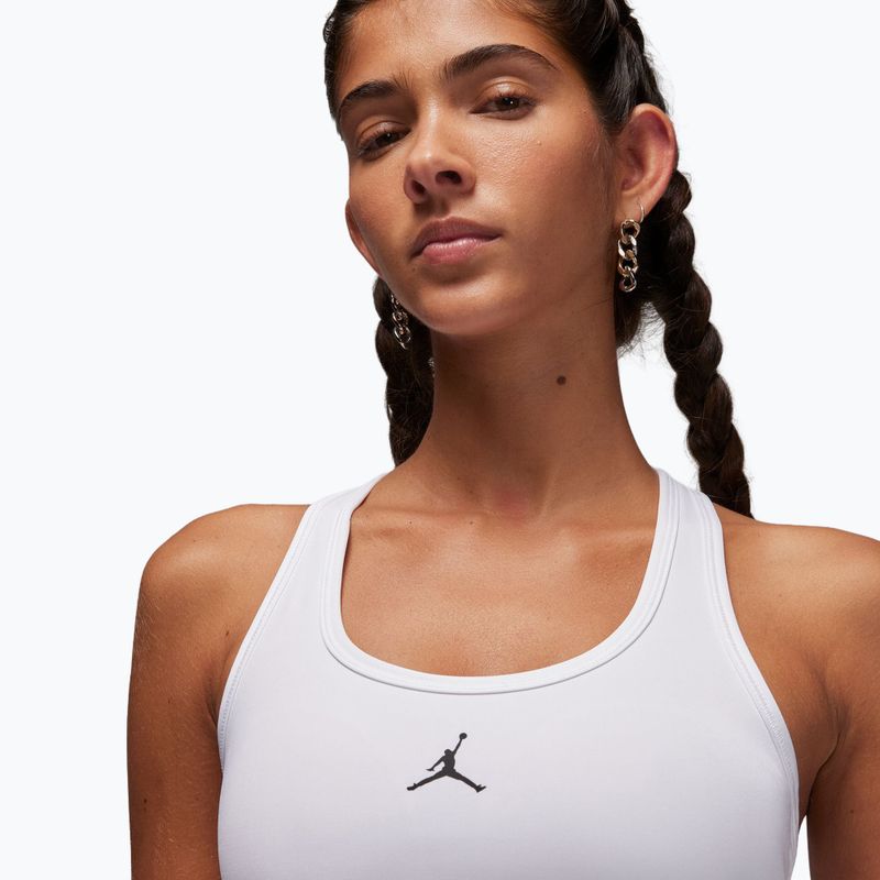 Biustonosz treningowy  Nike Jordan Sport Medium Support Jumpman white/stone mauve/black 4