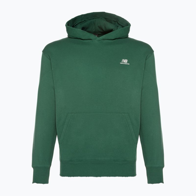 Bluza męska New Balance Hoops Fleece Hoodie team forest green 5