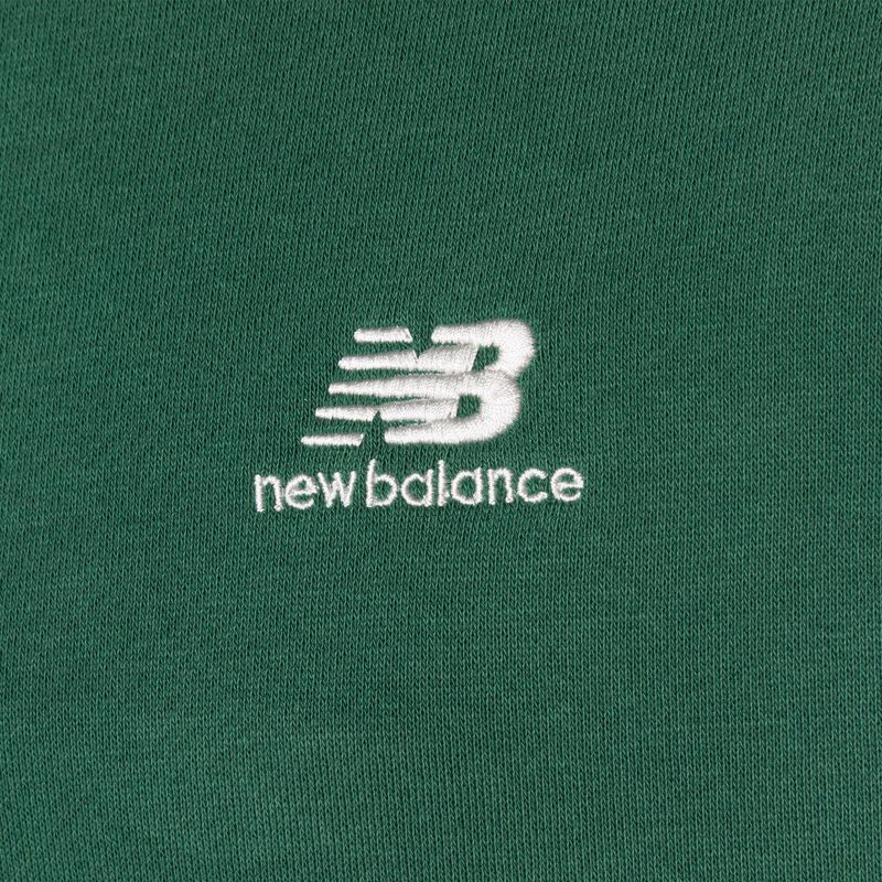 Bluza męska New Balance Hoops Fleece Hoodie team forest green 7