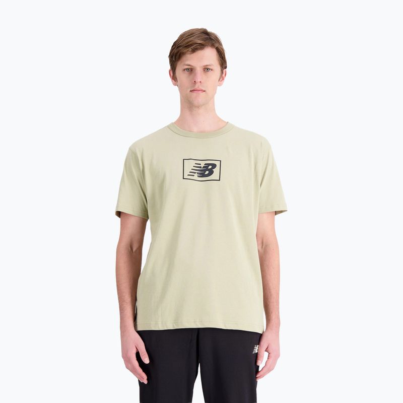 Koszulka męska New Balance Essentials Logo fatigueg
