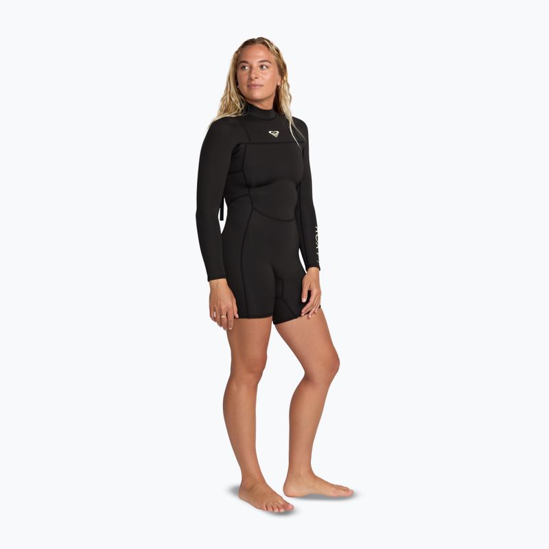 Pianka do pływania damska ROXY 2/2 mm Prologue+ LS Springsuit Flock black 3