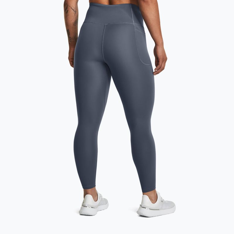 Legginsy treningowe damskie Under Armour Motion Ankle gravel/downpour gray 2