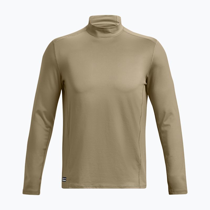 Longsleeve męski Under Armour Tactical Mock CGI Base federal tan/black 5