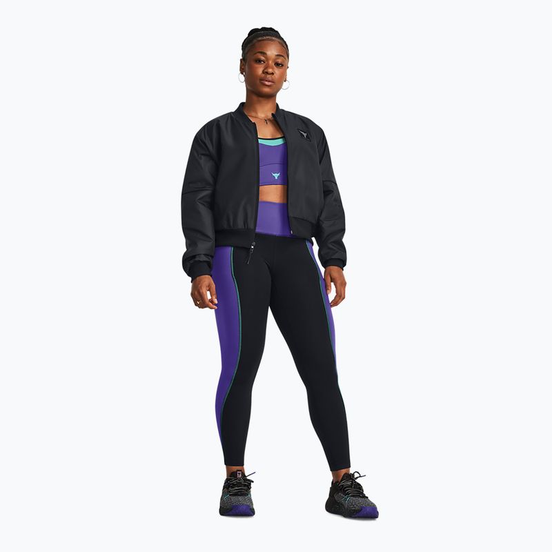 Kurtka damska Under Armour Project Rock Bomber black 2