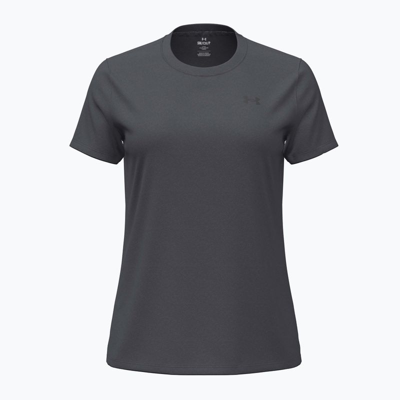 Koszulka treningowa damska Under Armour Tech SSC - Solid castlerock/black