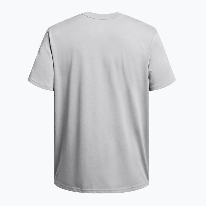 Koszulka męska Under Armour HW Armour Label mod gray medium heather/black 5