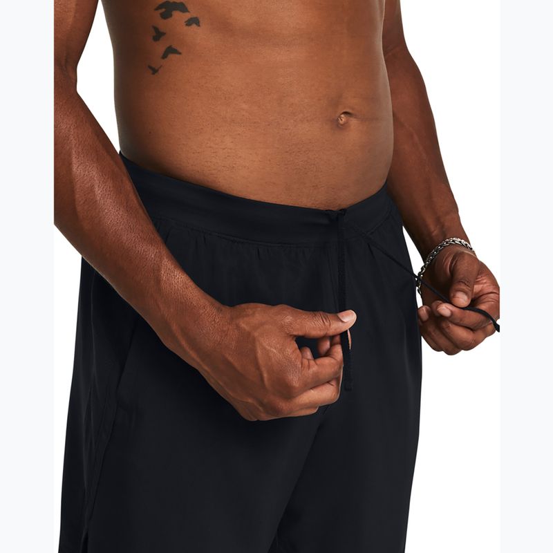 Spodenki do biegania męskie Under Armour Launch 7" black/black/reflective 4