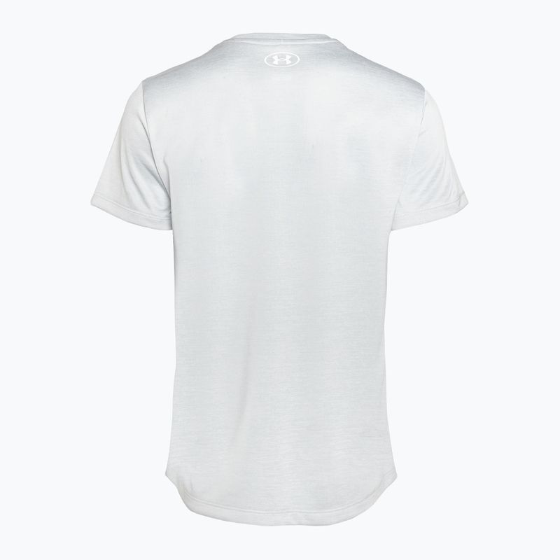Koszulka treningowa damska Under Armour Tech Twist halo gray/white 2