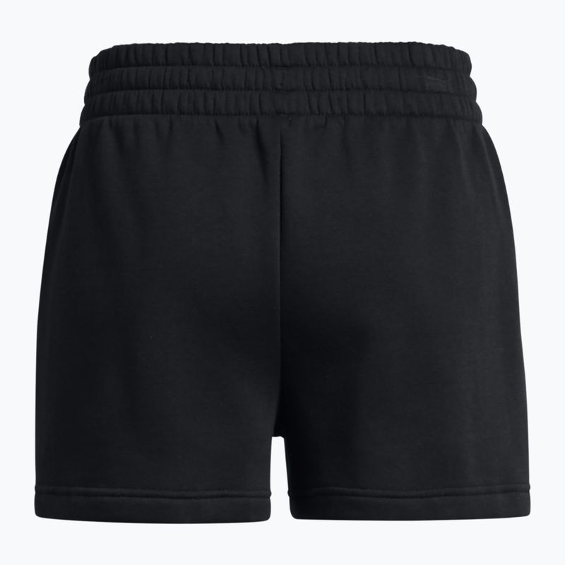 Spodenki treningowe damskie Under Armour Rival Fleece black/white 6