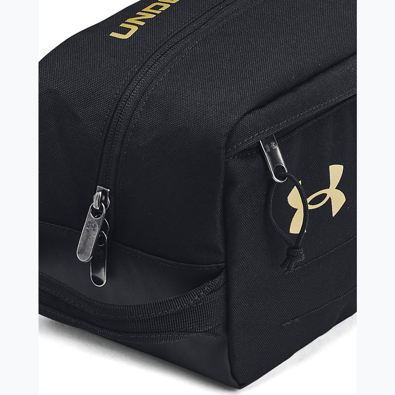 Kosmetyczka Under Armour Contain Travel Kit black/metallic gold 3