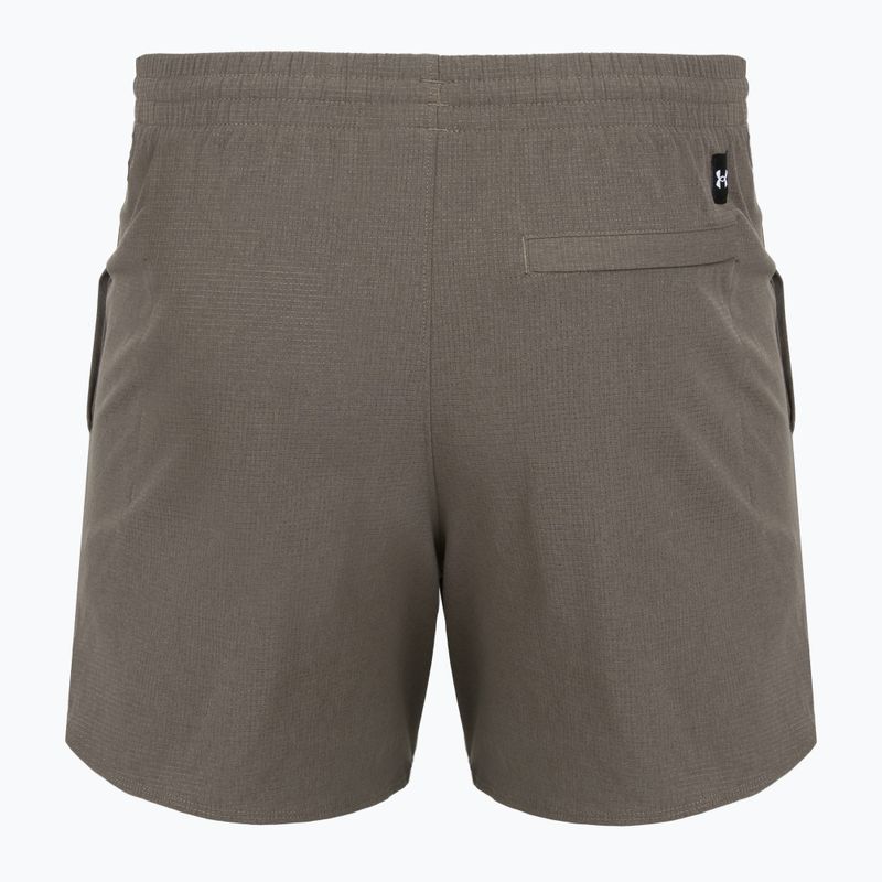 Spodenki treningowe męskie Under Armour Project Rock Camp brown 2