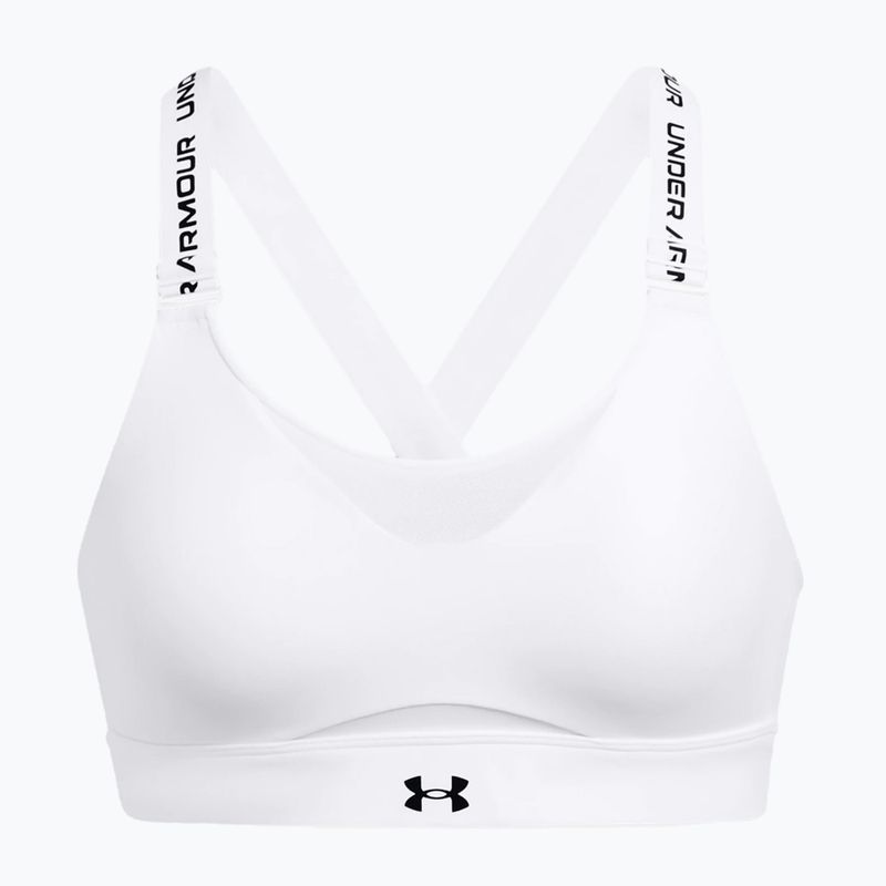 Biustonosz treningowy Under Armour Infinity High 2.0 white/black 3