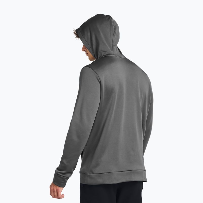 Bluza męska Under Armour Armour Fleece Hoodie castlerock/black 2