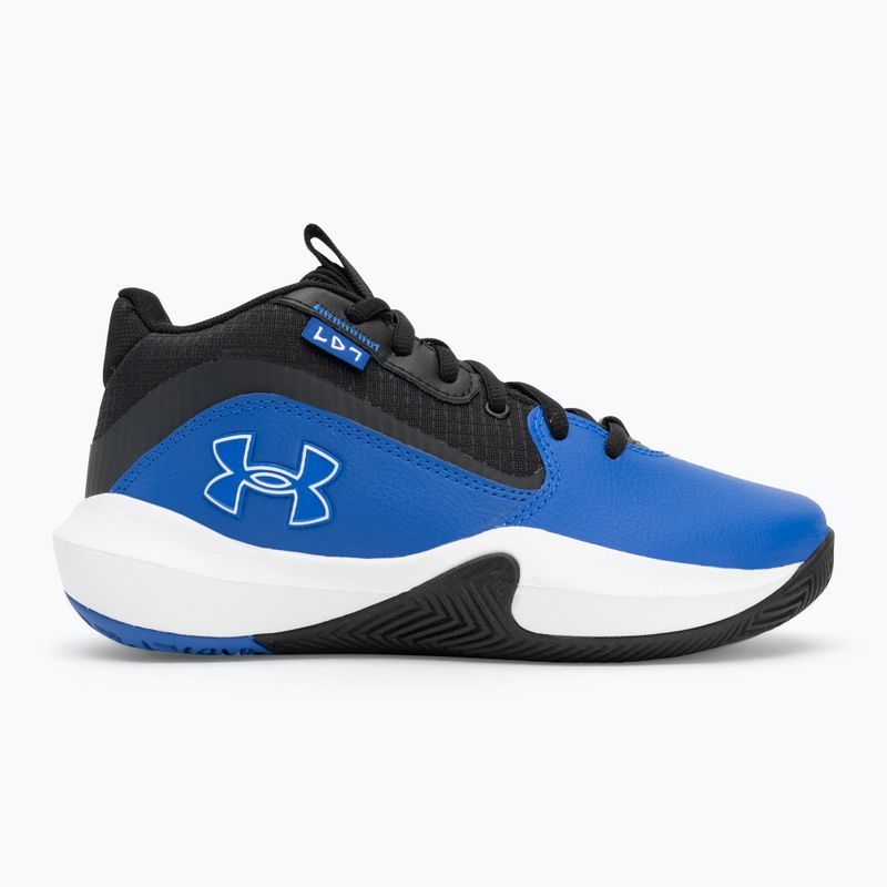 Buty do koszykówki dziecięce Under Armour GS Lockdown 7 team royal/black/white 2