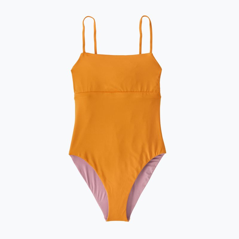 Strój kąpielowy jednoczęściowy damski Patagonia Reversible Sunrise Slide kishu orange 3