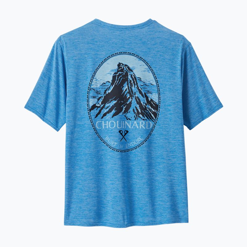 Koszulka męska Patagonia Cap Cool Daily Graphic Shirt Lands chouinard crest/vessel blue x-dye 4