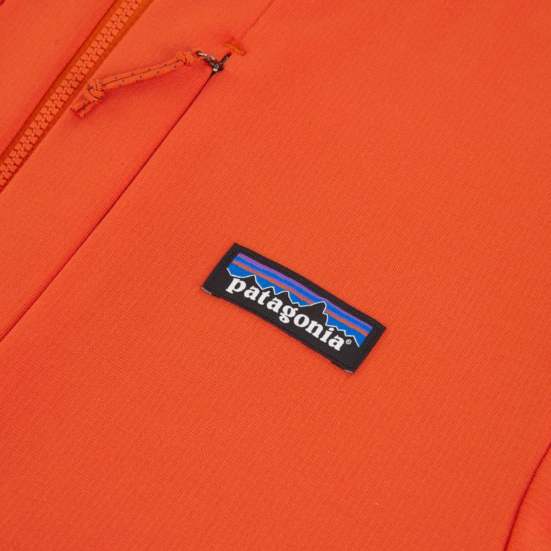 Bluza trekkingowa męska Patagonia R1 Thermal Full Zip Hoody pollinator orange 3