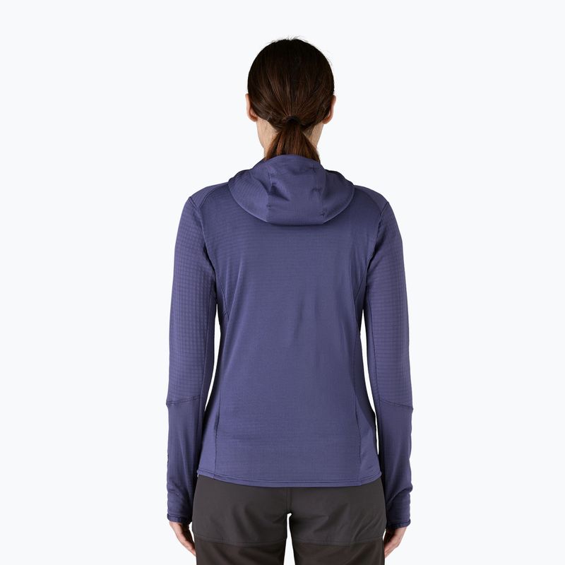 Kurtka softshell damska Patagonia R1 Hybrid Pullover Hoody solstice purple 2