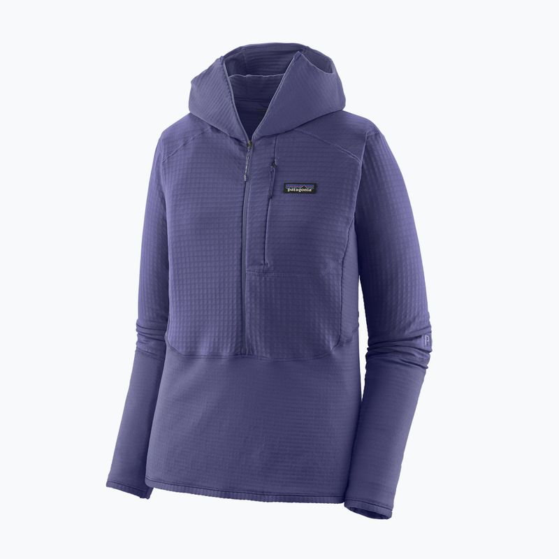 Kurtka softshell damska Patagonia R1 Hybrid Pullover Hoody solstice purple 3