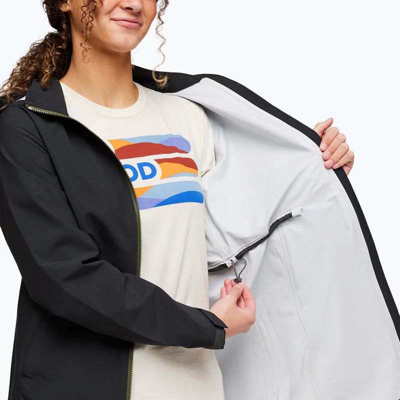 Kurtka przeciwdeszczowa damska Cotopaxi Cielo Rain Trench black 6
