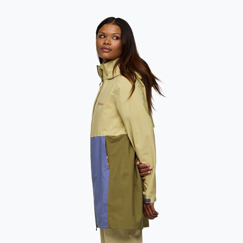 Kurtka przeciwdeszczowa damska Cotopaxi Cielo Rain Trench grain/smoke 3