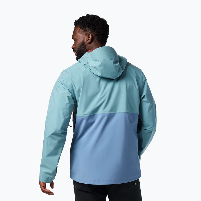 Kurtka softshell męska Cotopaxi Impermeo 3L Hooded Shell everglade and steel blue 2