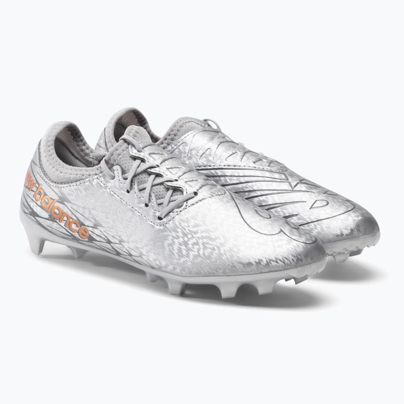 Buty piłkarskie dziecięce New Balance Furon Dispatch V7+ FG silver 4