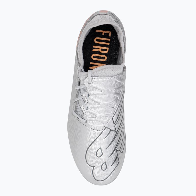 Buty piłkarskie dziecięce New Balance Furon Dispatch V7+ FG silver 6