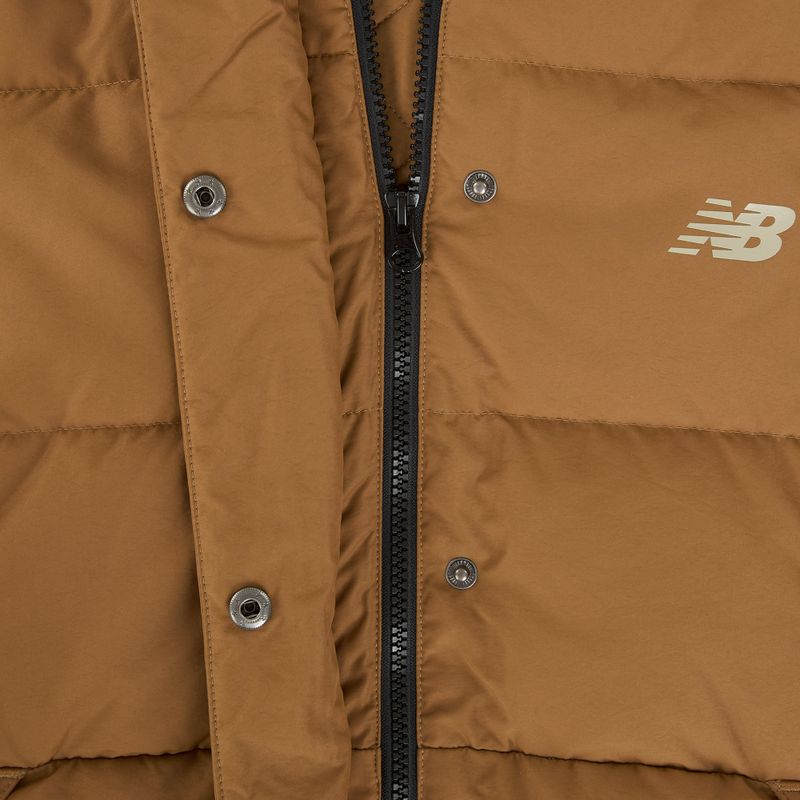 Kurtka puchowa damska New Balance NBX Soft Alpine Icon Down brown 4