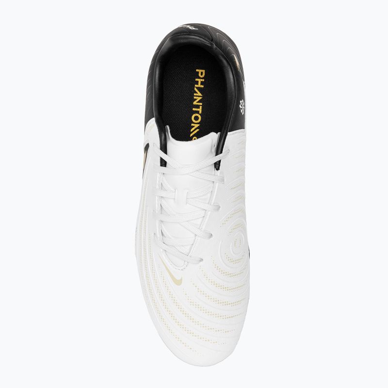 Buty piłkarskie Nike Phantom GX II Academy FG/MG white/metallic gold coin/black 5