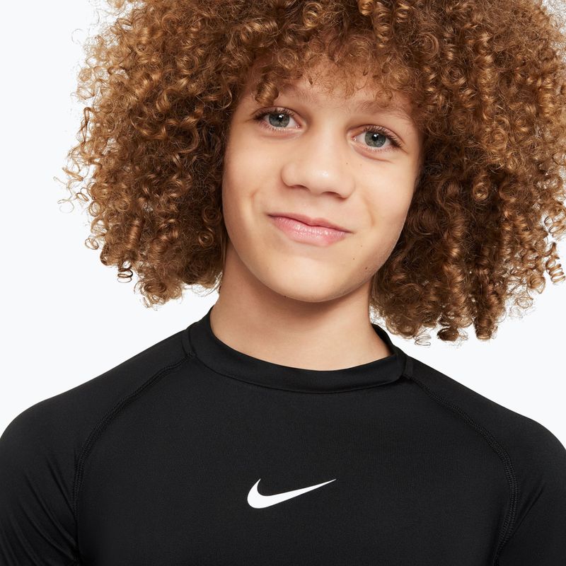 Longsleeve dziecięcy Nike Pro Dri-Fit black/white 4