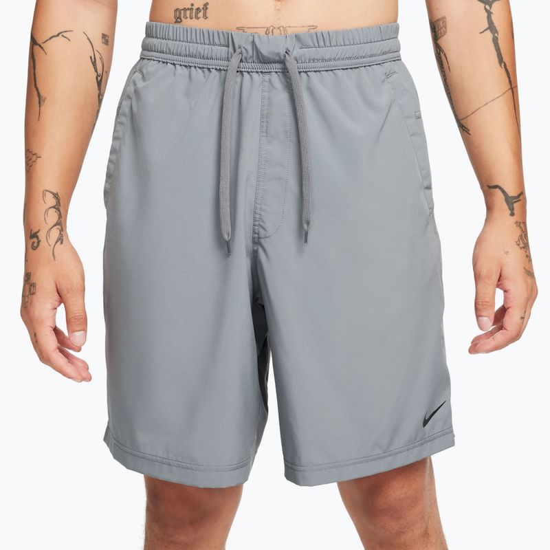 Spodenki do biegania męskie Nike Form Dri-Fit Unlined 9" smoke grey/black 4