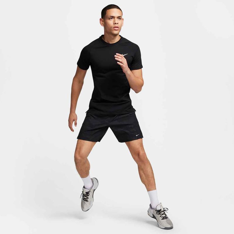 Koszulka treningowa męska Nike Flex Rep Dri-Fit black/white 2