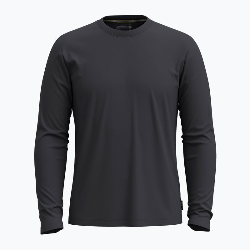 Longsleeve trekkingowy męski Smartwool Perfect Crew black 3