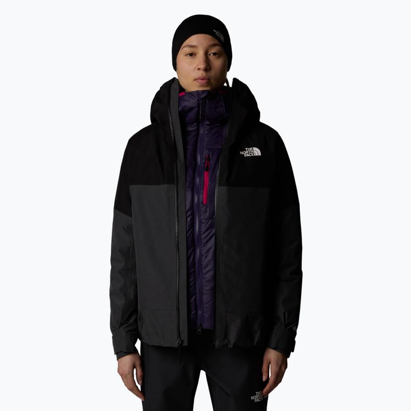 Kurtka przeciwdeszczowa damska The North Face Jazzi 3L Gtx anthracite grey/black 4