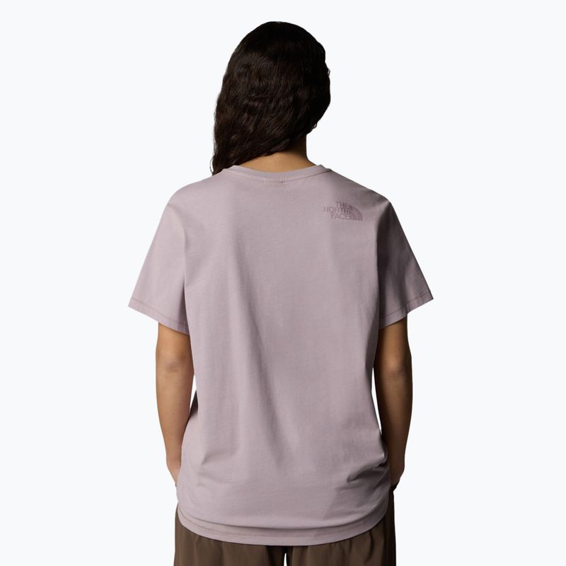 Koszulka damska The North Face Natural Dye purple chalk natural dye 3