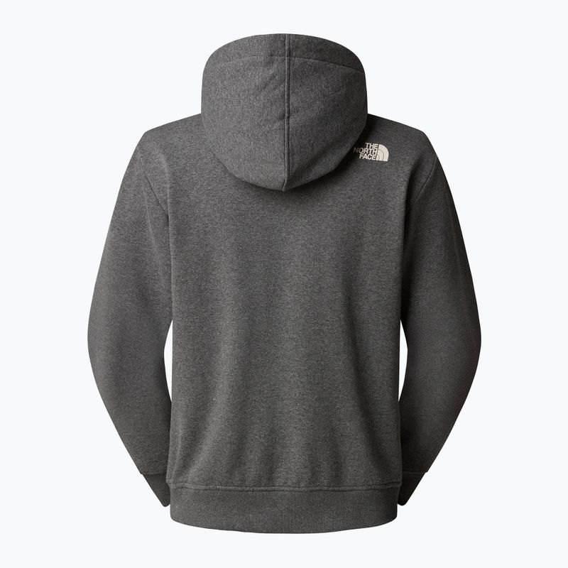 Bluza męska The North Face Varsity Graphic medium grey heather 5