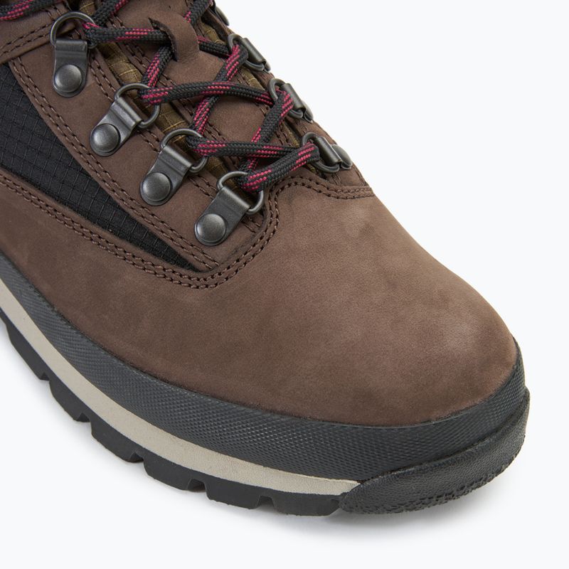 Buty męskie Timberland Euro Hiker Mid dark brown nubuck 7