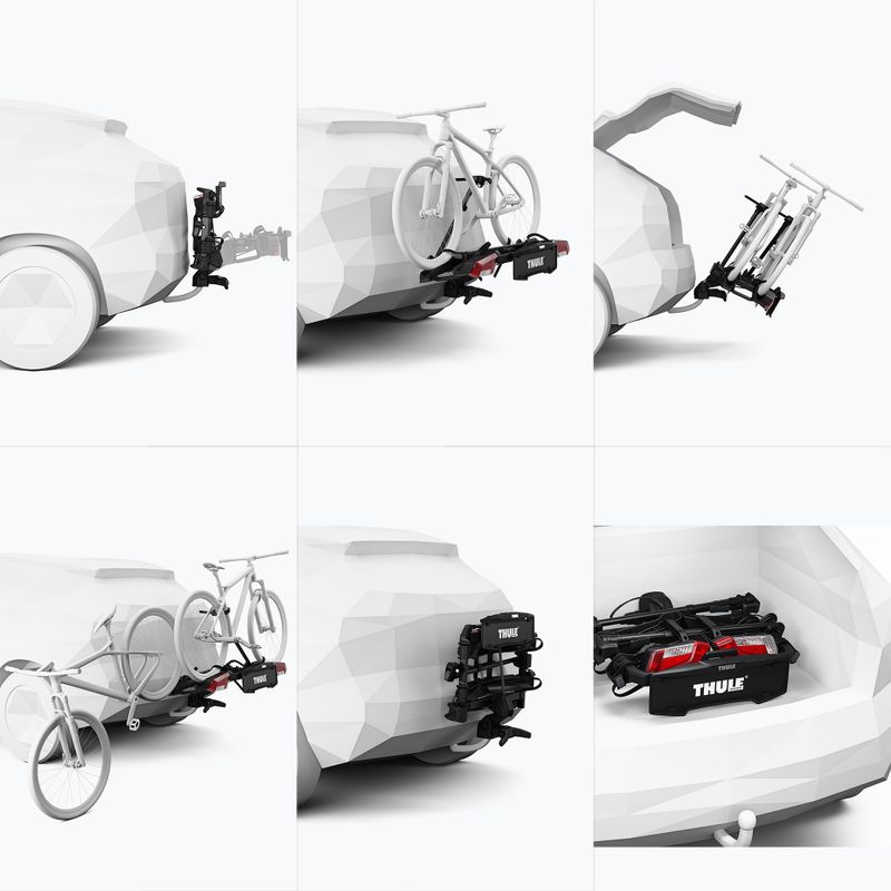 Bagażnik rowerowy na hak Thule OutPace 2Bike black 9