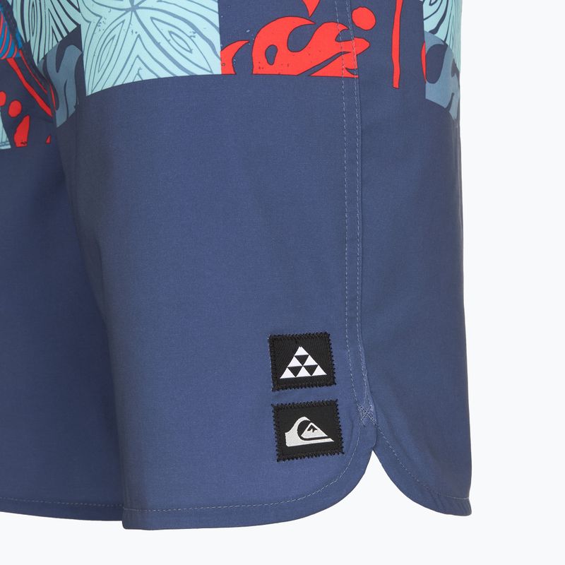 Szorty kąpielowe męskie Quiksilver Surfsilk Hawaii Blocked 19" crown blue 4