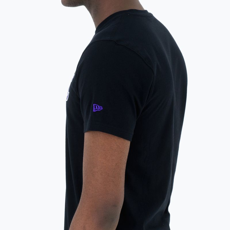 Koszulka męska New Era NOS NBA Regular Tee Los Angeles Lakers black 5